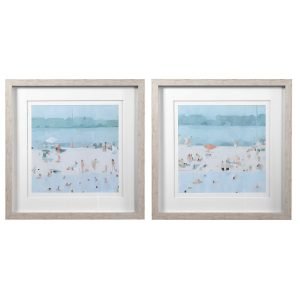Sea Glass Sandbar Framed Prints